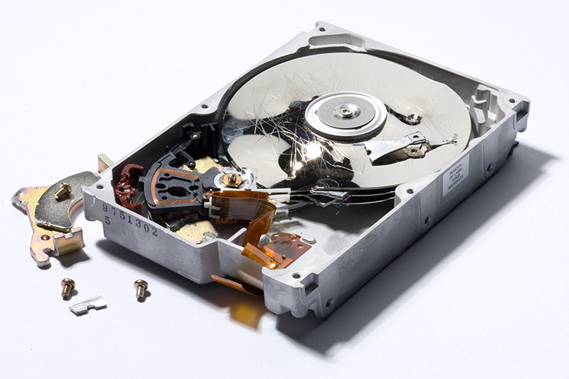 CRT Hard Drive Destruction, Disposal, Secure Data Deletion - Recycle